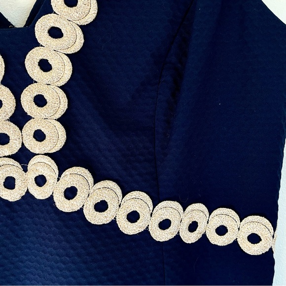 Lilly Pulitzer Esme Shift V-Neck Mini Dress Size12 EUC - Picture 5 of 11